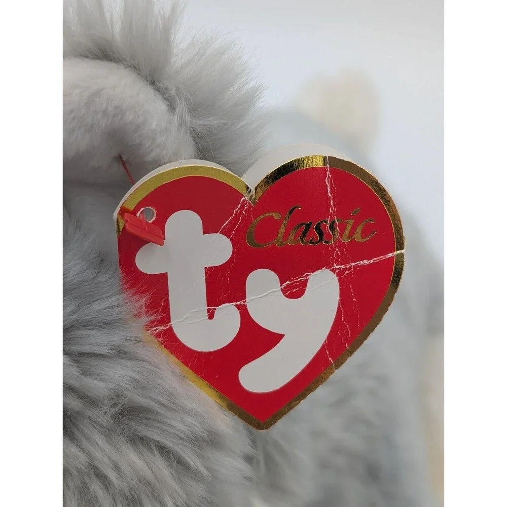 Ty Classic Kodi Husky Dog Plush Gray White Stuffed Animal 2004 w/ Hang Tag 13